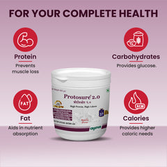 Cratus Protosure 2.0 – Diabetes Management Nutrition | High Protein & Calories | Low GI |Plant Based