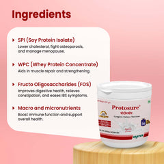 Cratus Protosure – High Protein & Calorie Supplement | Gluten & Trans Fat Free | Plant Based