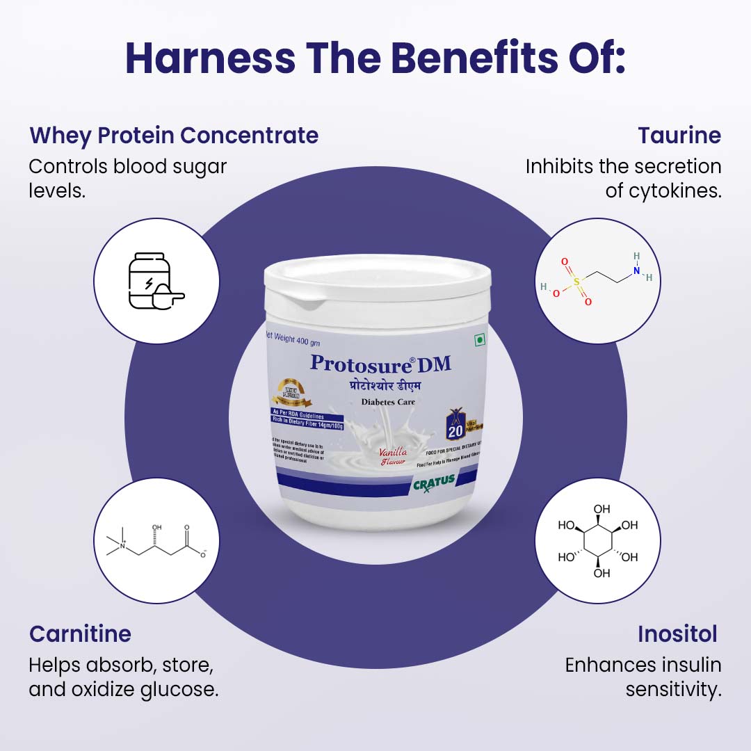 Protosure DM - 400g - Premium 100% Whey Protein Powder for Ultimate Nutrition.