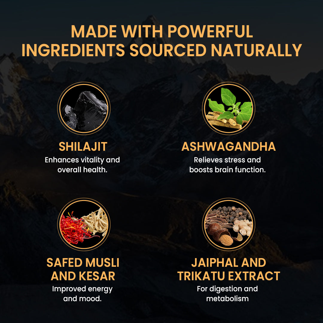 Shilajit Kesari | Supports Muscle Building & Endurance