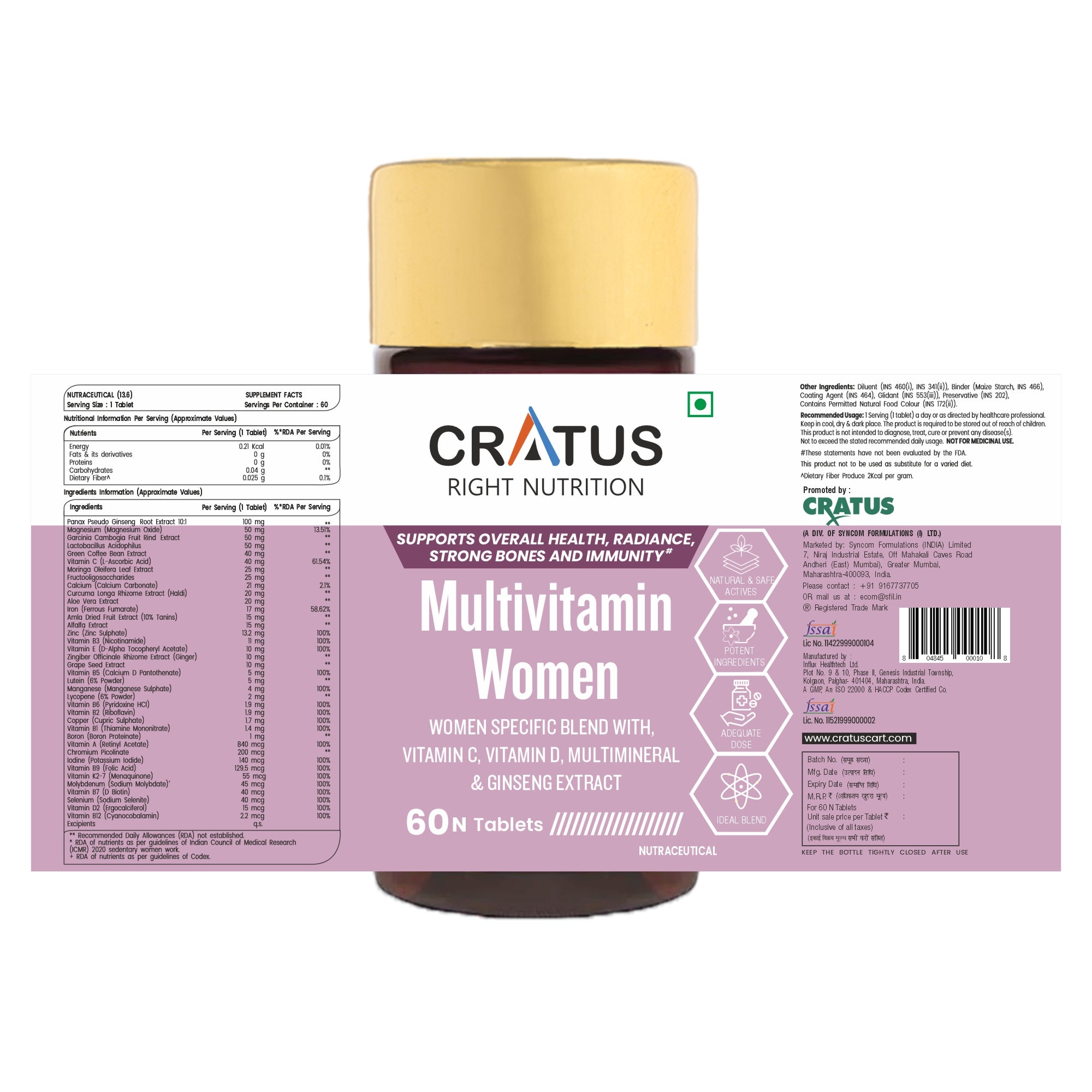 Multivitamin - 60 Tablet