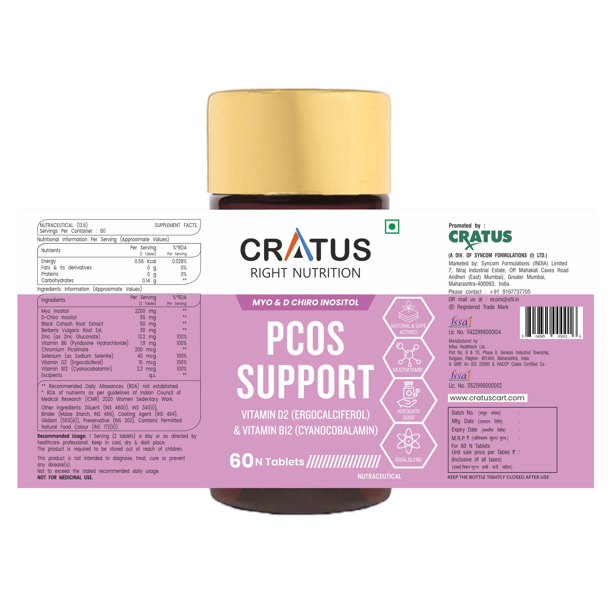 PCOS Support - 60 Tablet