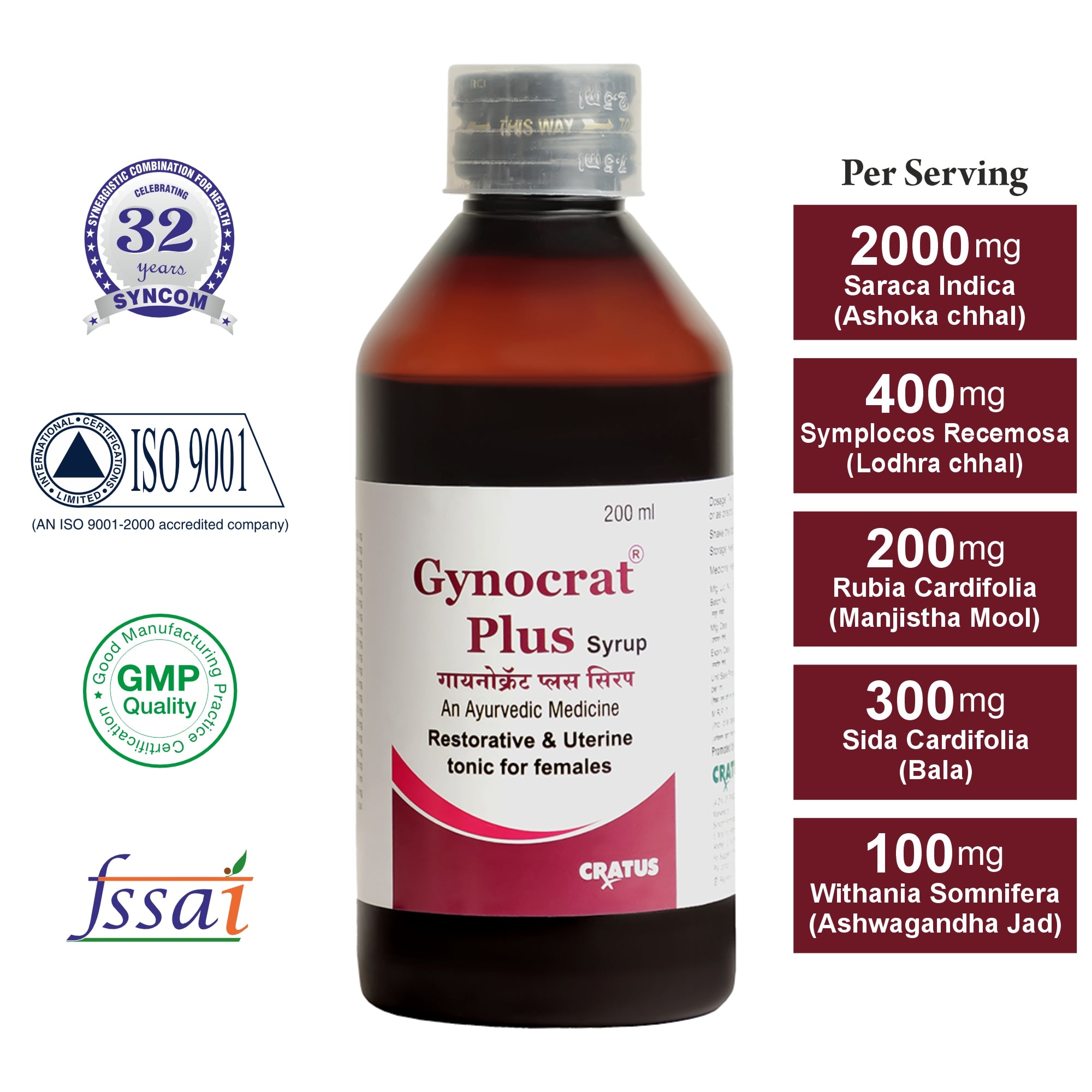 Gynocrat Plus Syrup - 200ml