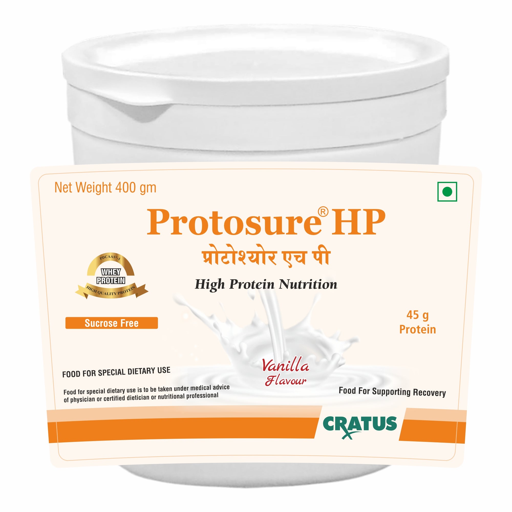 Protosure HP - 400g - Premium 100% Whey Protein Powder for Ultimate Nutrition.