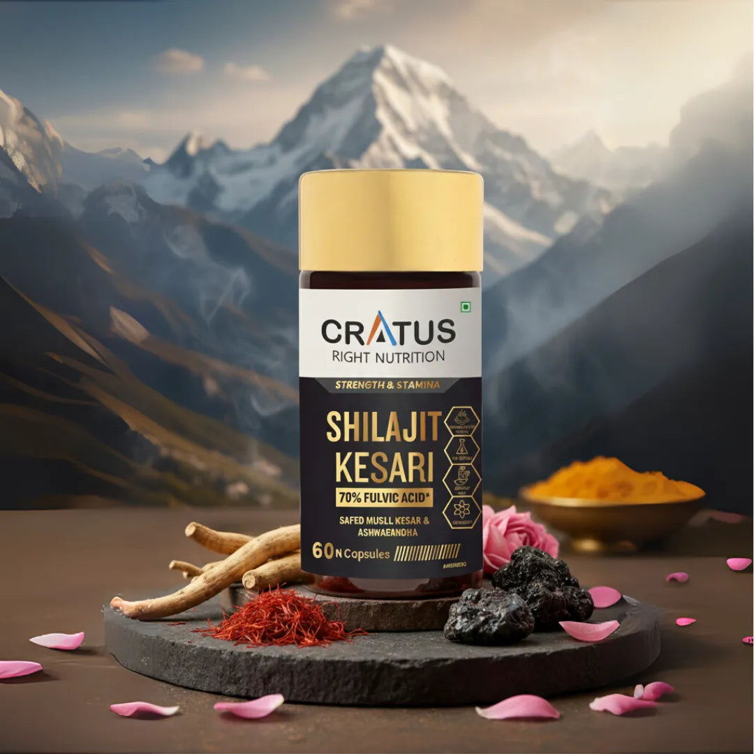 Shilajit Kesari | 70% Fulvic Acid | Supports Stamina & Performance