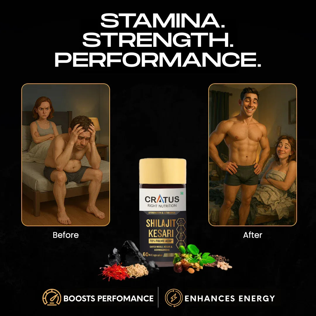 Shilajit Kesari | 70% Fulvic Acid | Supports Stamina & Performance