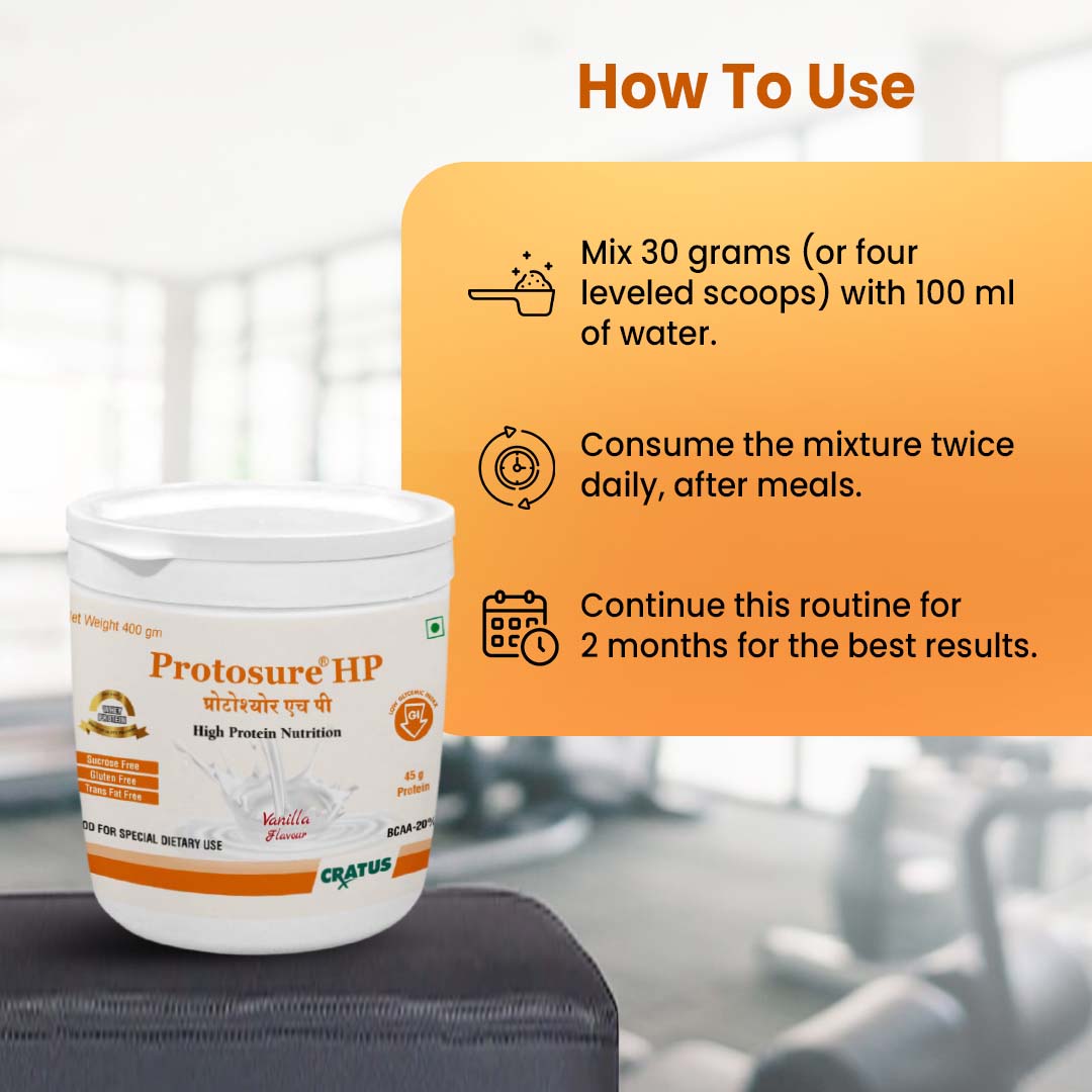 Protosure HP - 400g - Premium 100% Whey Protein Powder for Ultimate Nutrition.