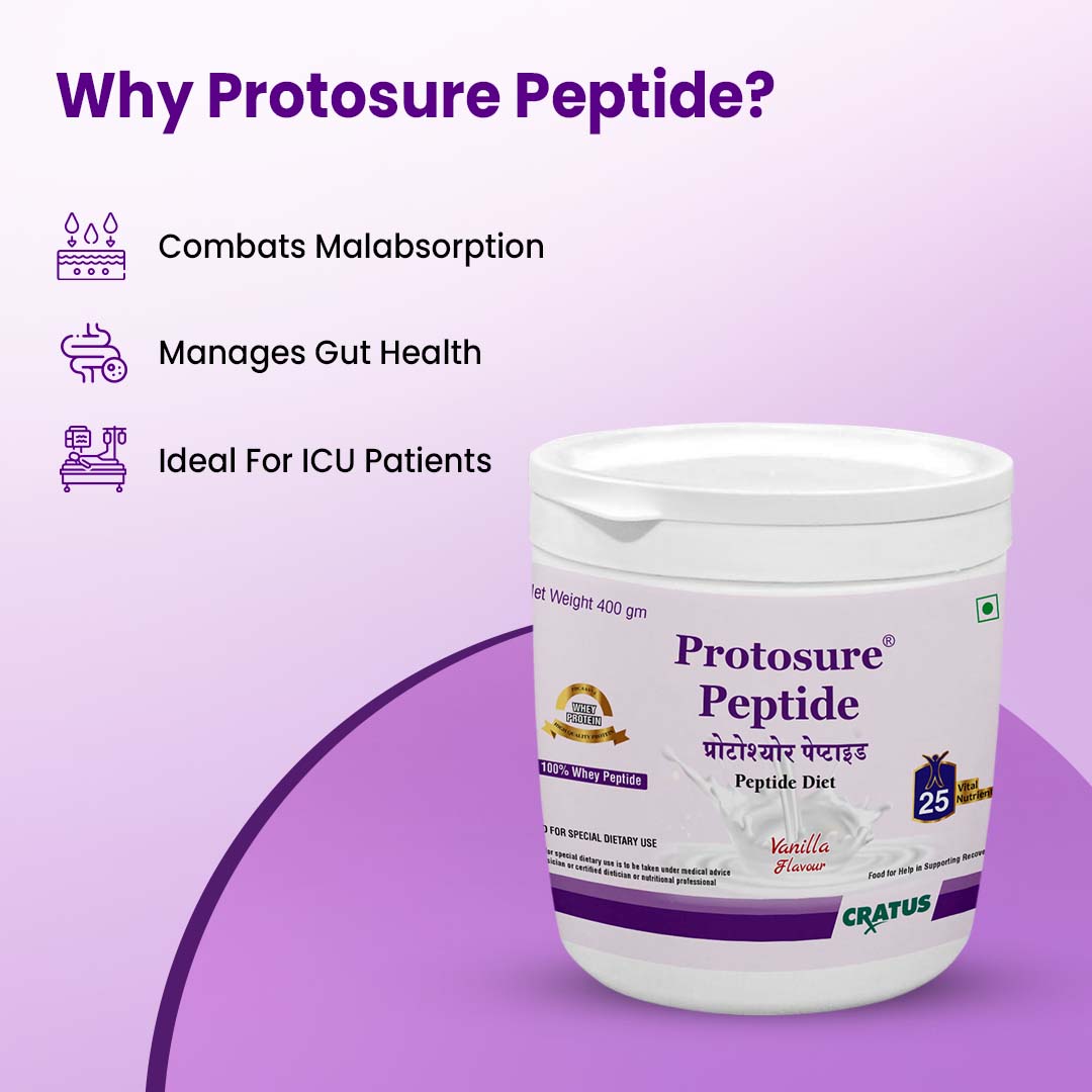 Protosure Peptide - 400g - Premium 100% Whey Protein Powder for Ultimate Nutrition.